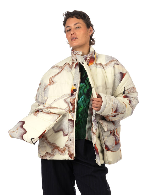 Henrik Vibskov | Tabasco Jacket Snow Tomato Mouse - Concrete