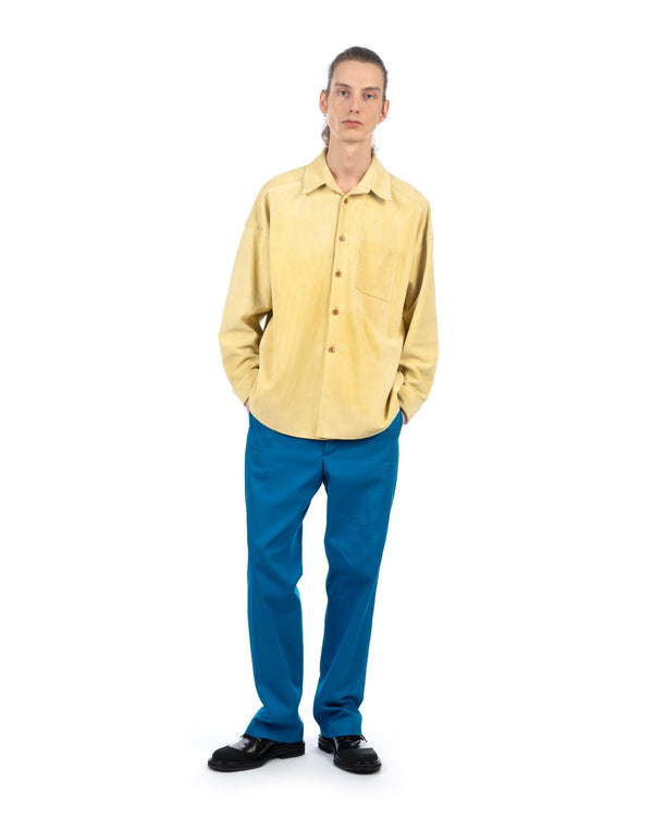 Marni | Garbardine Trousers Royal - Concrete