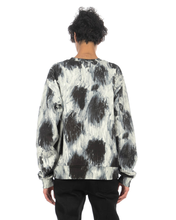 Marni | Scribble Logo Sweater Antique Silver - Concrete