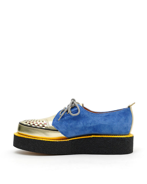 FACETASM | x George Cox Shoes Gold / Blue - Concrete