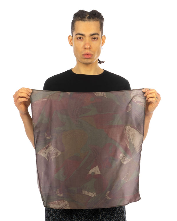 maharishi | 2139 Purples Camo Bandana / Scarf Jungle - Concrete