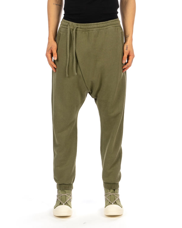 maharishi | 5003 Kesagiri Hemp Low Sweatpants Olive - Concrete