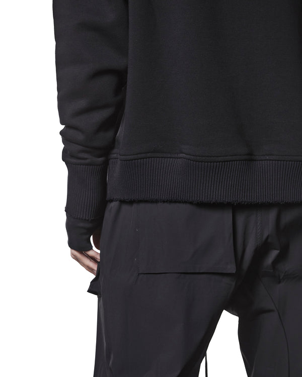 thom krom | M S 187 Men Sweat Shirt Pullover Black - Concrete