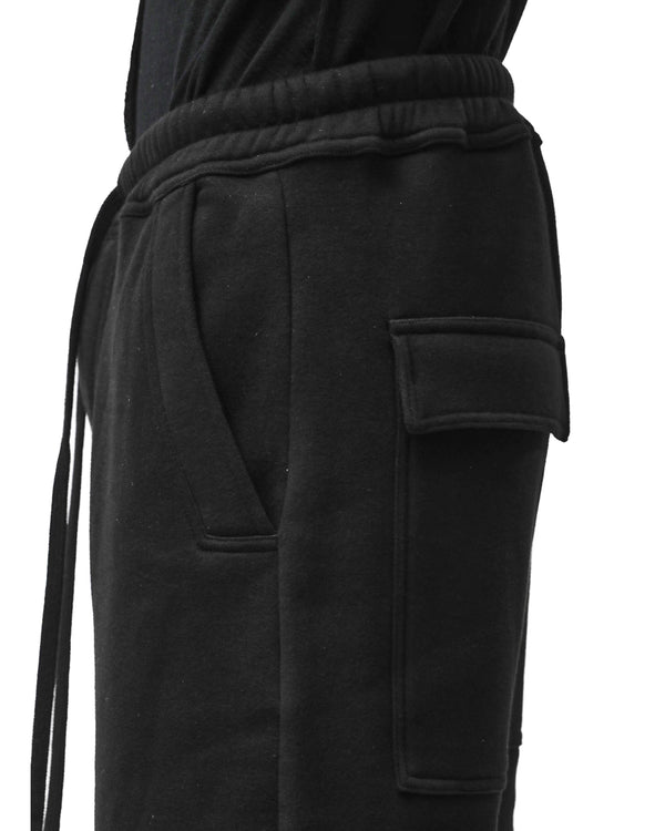 thom krom | M ST 540 Cotton Trousers Black - Concrete