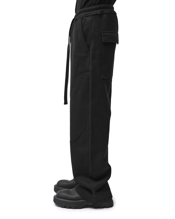 thom krom | M ST 540 Cotton Trousers Black - Concrete