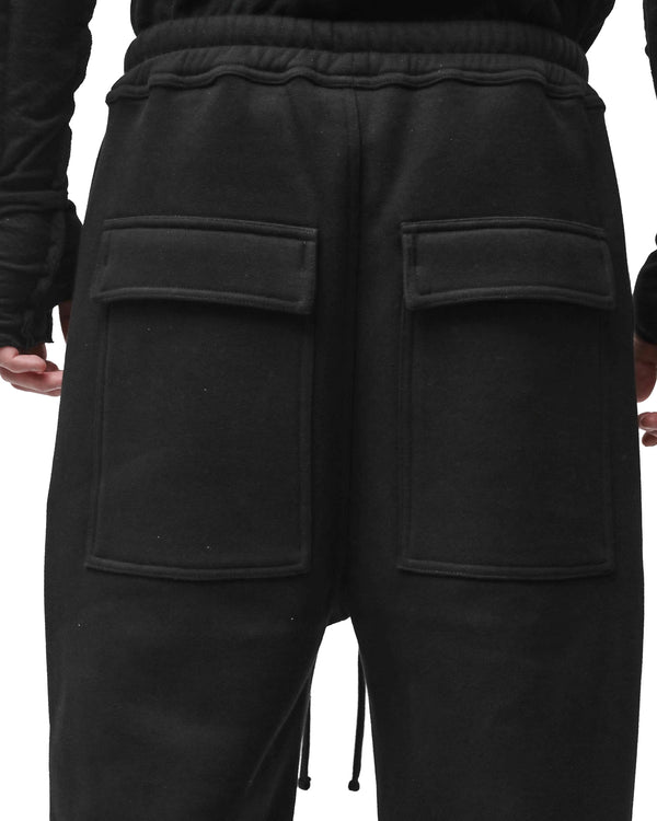 thom krom | M ST 540 Cotton Trousers Black - Concrete