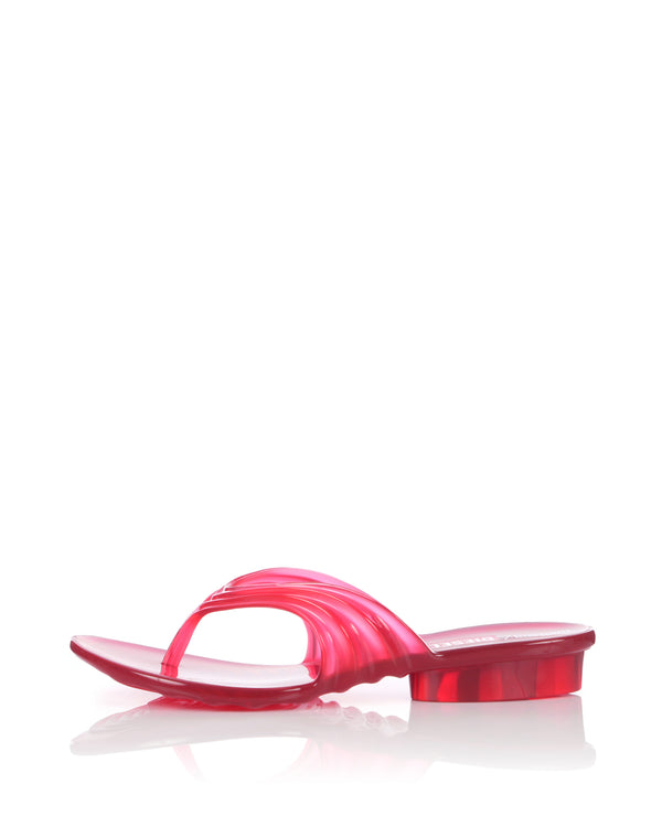 Melissa | x Diesel Quantum Thong Transparent Red - Concrete