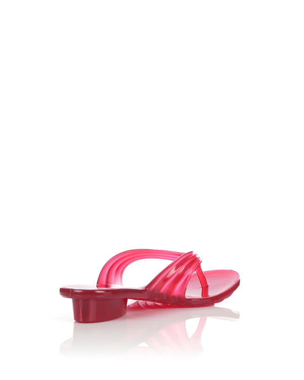 Melissa | x Diesel Quantum Thong Transparent Red - Concrete