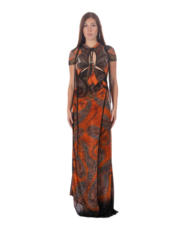 OTTOLINGER | Mesh Dragonfly Dress Paisley Priora