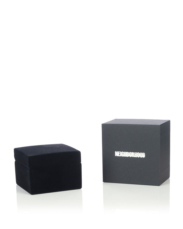 NEIGHBORHOOD | Plain Ring Gold in Silver 925 - Concrete