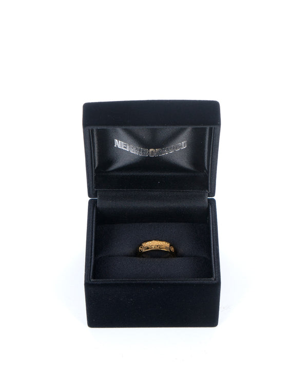 NEIGHBORHOOD | Plain Ring Gold in Silver 925 - Concrete