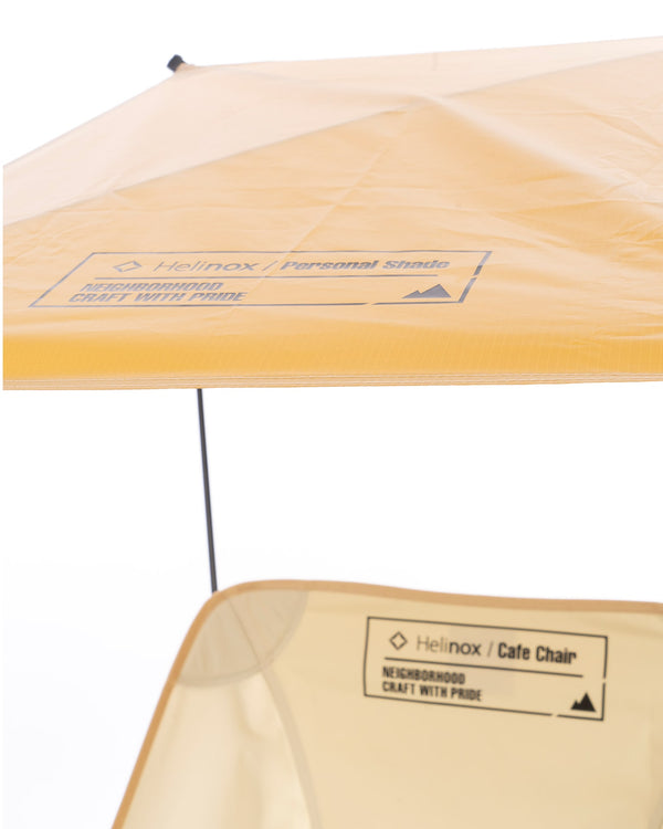NEIGHBORHOOD | Helinox E-CAFE CHAIR & Personal Shade Natural - Concrete