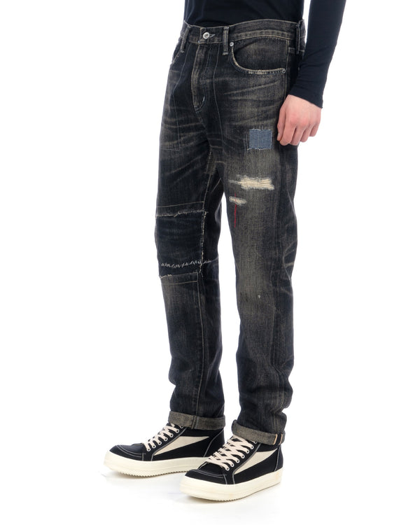 NEIGHBORHOOD | Savage Denim DP Narrow Pants Black - Concrete