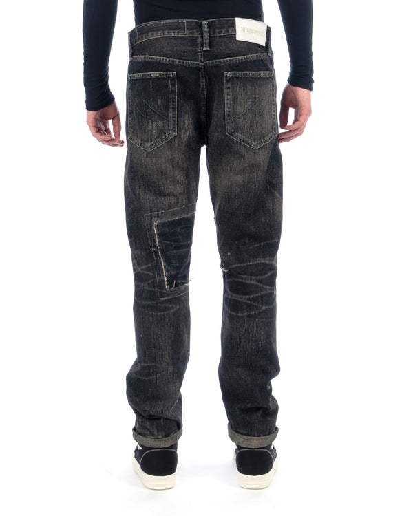 NEIGHBORHOOD | Savage Denim DP Narrow Pants Black - Concrete