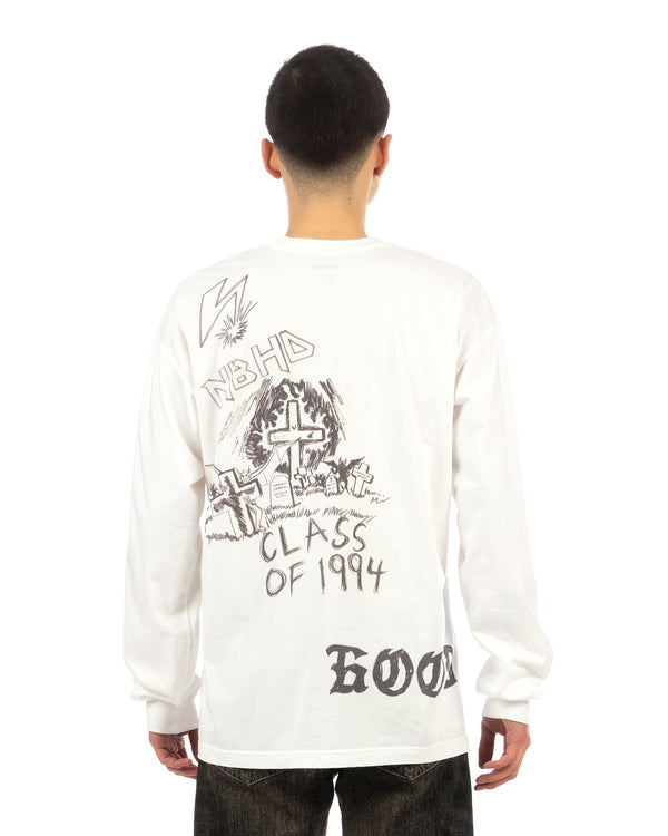 NEIGHBORHOOD | NH Tee LS-18 White - Concrete