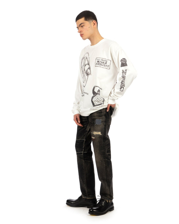 NEIGHBORHOOD | NH Tee LS-18 White - Concrete