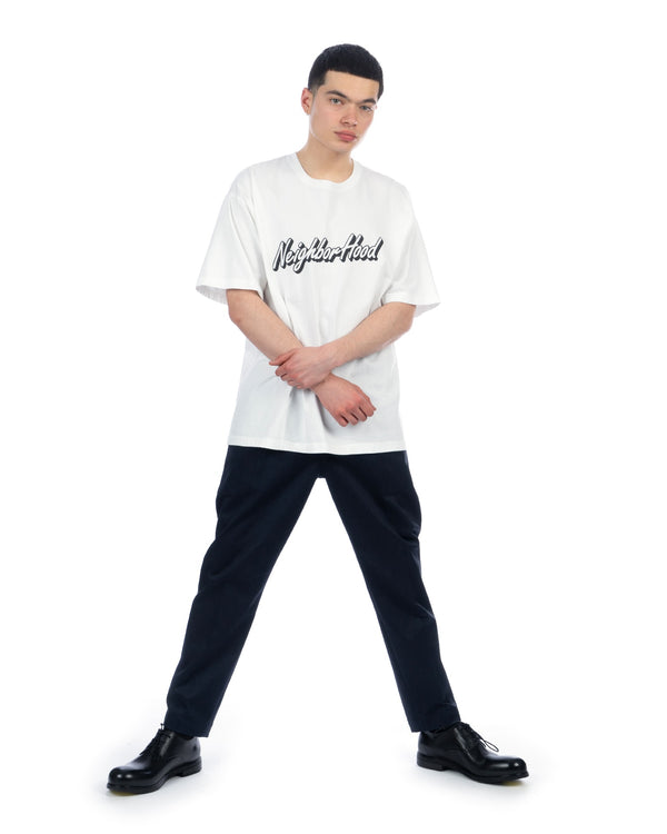 NEIGHBORHOOD | NH-9 T-Shirt White - Concrete