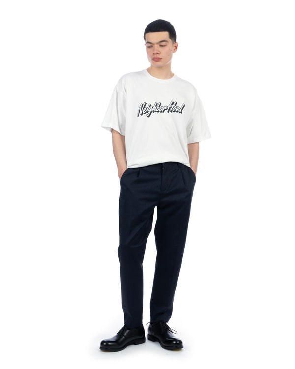 NEIGHBORHOOD | NH-9 T-Shirt White - Concrete