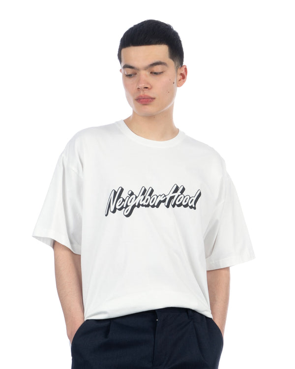 NEIGHBORHOOD | NH-9 T-Shirt White - Concrete