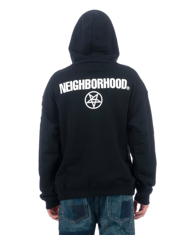 NEIGHBORHOOD | x ANTHRAX Sweatparka-2 Hoodie Black - Concrete