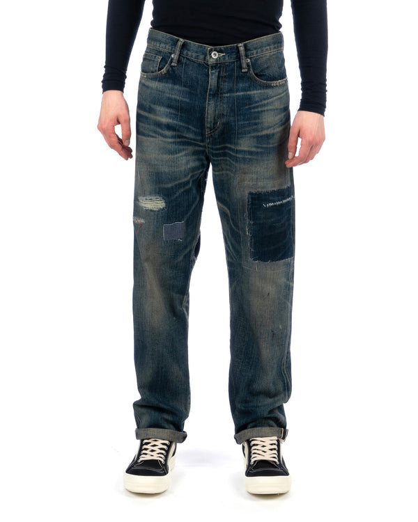 NEIGHBORHOOD | Savage Denim DP Mid Pants Indigo - Concrete
