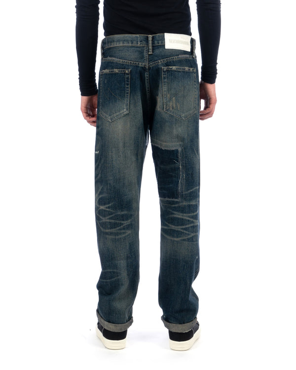 NEIGHBORHOOD | Savage Denim DP Mid Pants Indigo - Concrete