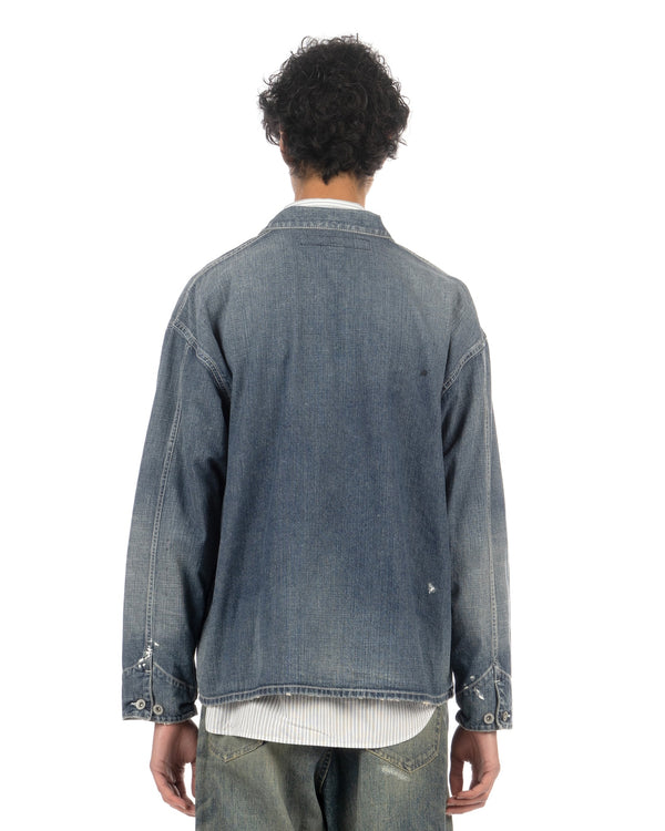 NEIGHBORHOOD | Washed Coverall Jacket Indigo - Concrete