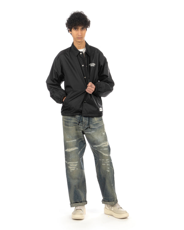 NEIGHBORHOOD | Windbreaker Jacket-1 Black - Concrete