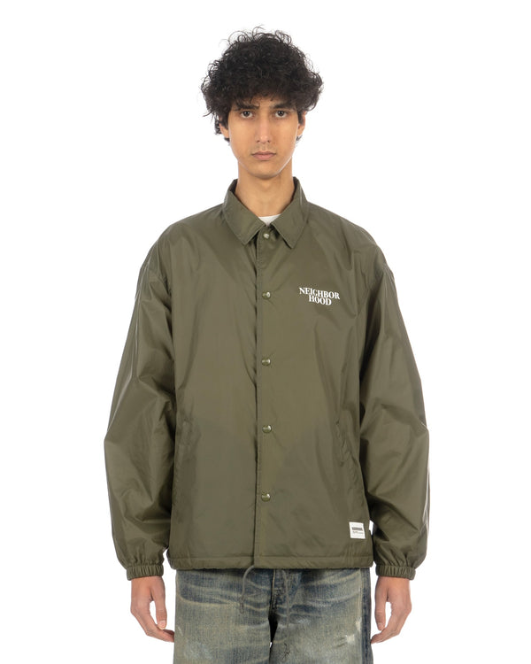 NEIGHBORHOOD | Windbreaker Jacket-1 Olive Drab - Concrete