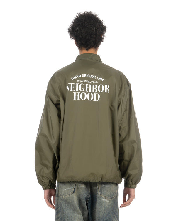 NEIGHBORHOOD | Windbreaker Jacket-1 Olive Drab - Concrete