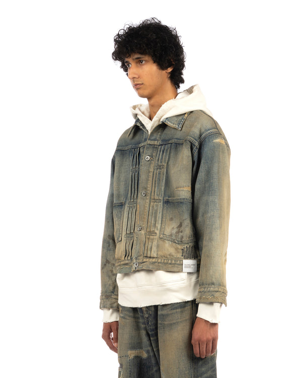 NEIGHBORHOOD | Savage Denim Type-1 Jacket Mod Indigo - Concrete
