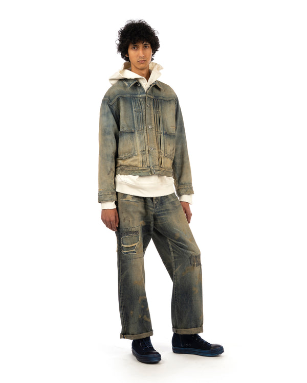 NEIGHBORHOOD | Savage Denim Type-1 Jacket Mod Indigo - Concrete