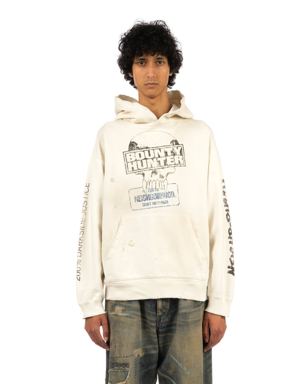 NEIGHBORHOOD | x BOUNTYHUNTER Savage Hoodie Off White - Concrete