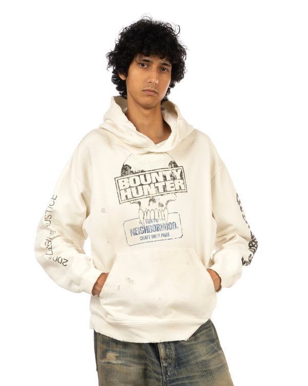 NEIGHBORHOOD | x BOUNTYHUNTER Savage Hoodie Off White - Concrete