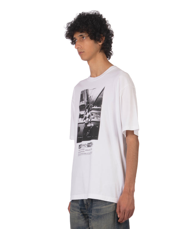 NEIGHBORHOOD | x Osamu Nagahama T-Shirt NO.3 White - Concrete