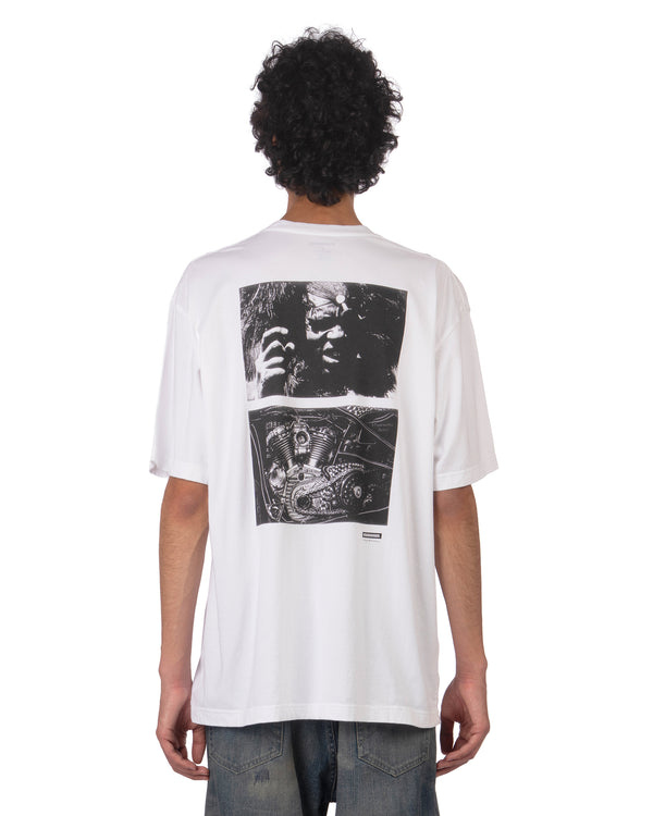 NEIGHBORHOOD | x Osamu Nagahama T-Shirt NO.3 White - Concrete