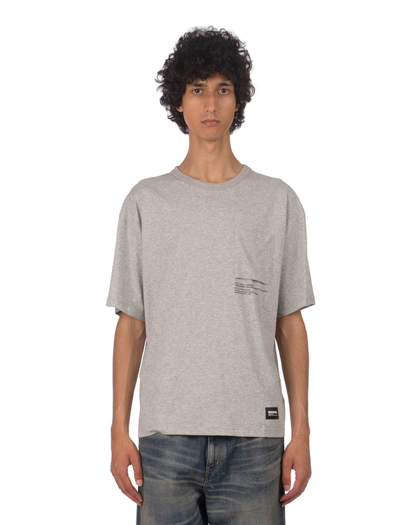 NEIGHBORHOOD | Sheltech Short Sleeve T-Shirt Grey - Concrete