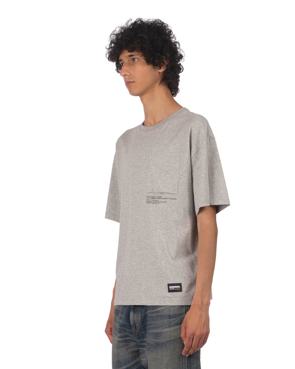 NEIGHBORHOOD | Sheltech Short Sleeve T-Shirt Grey - Concrete