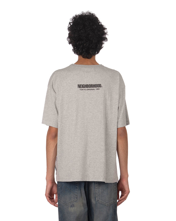NEIGHBORHOOD | Sheltech Short Sleeve T-Shirt Grey - Concrete