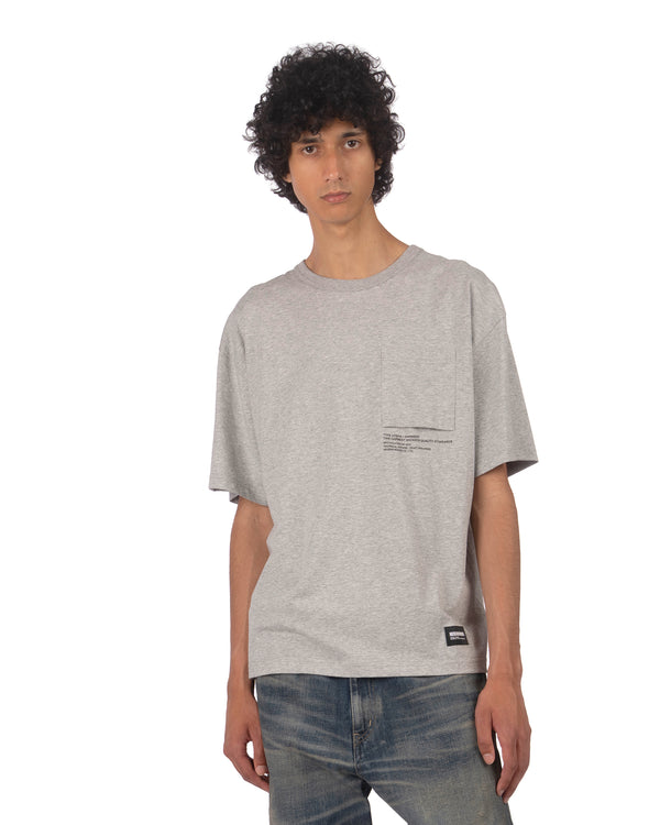 NEIGHBORHOOD | Sheltech Short Sleeve T-Shirt Grey - Concrete