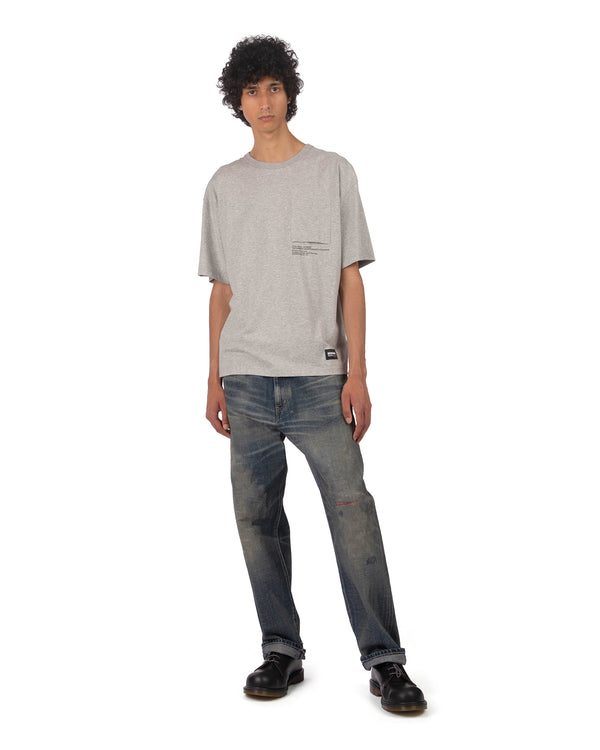 NEIGHBORHOOD | Sheltech Short Sleeve T-Shirt Grey - Concrete