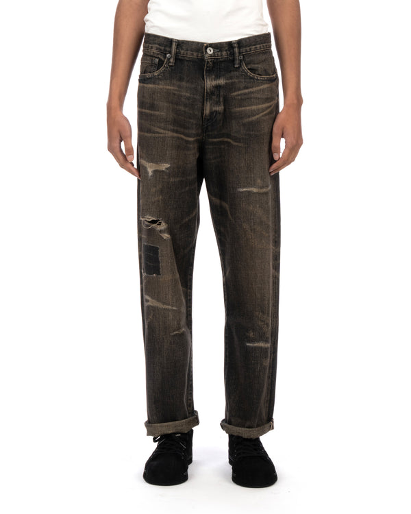 NEIGHBORHOOD | Savage Denim DP Basic Pants Black - Concrete