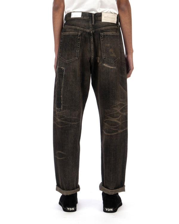 NEIGHBORHOOD | Savage Denim DP Basic Pants Black - Concrete