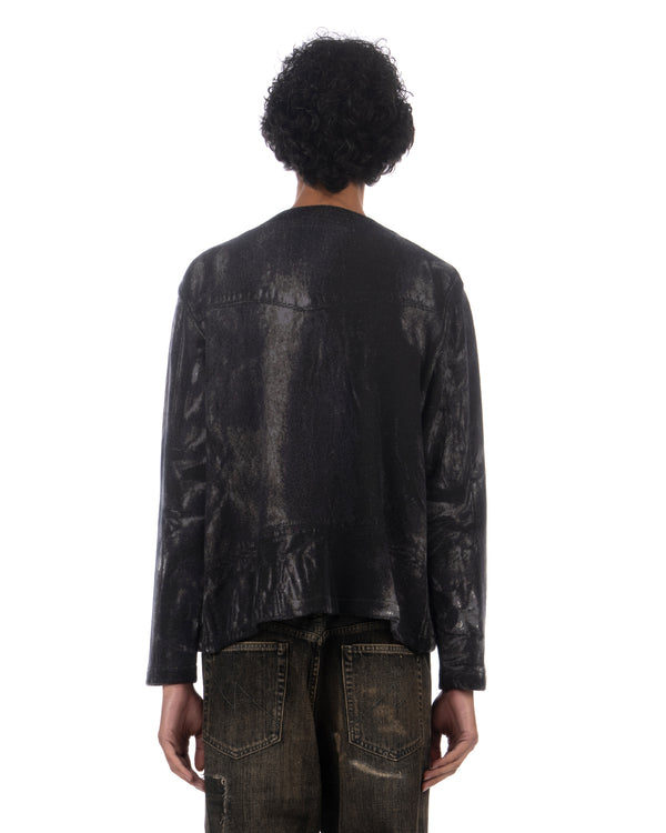 NEIGHBORHOOD | x TOLQ Riders Pattern Cardigan Black - Concrete