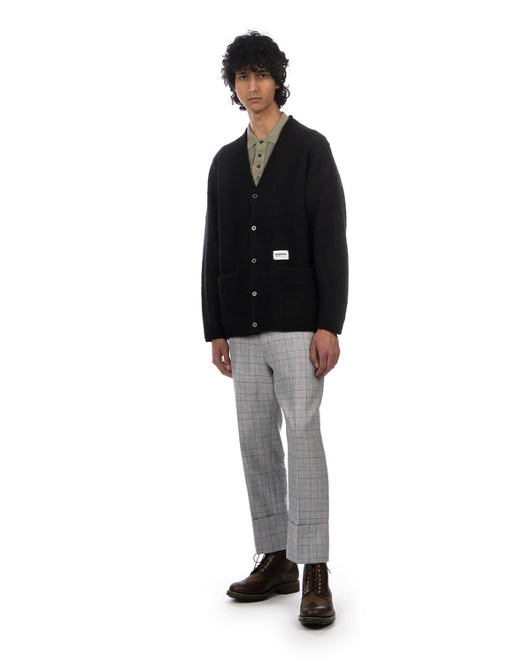 NEIGHBORHOOD | Knitted Mohair Cardigan Black - Concrete