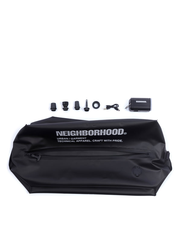 NEIGHBORHOOD | Compression Bag & Pump Black Set - Concrete