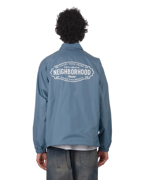 NEIGHBORHOOD | Windbreaker Woven Jacket-1 Saxe - Concrete