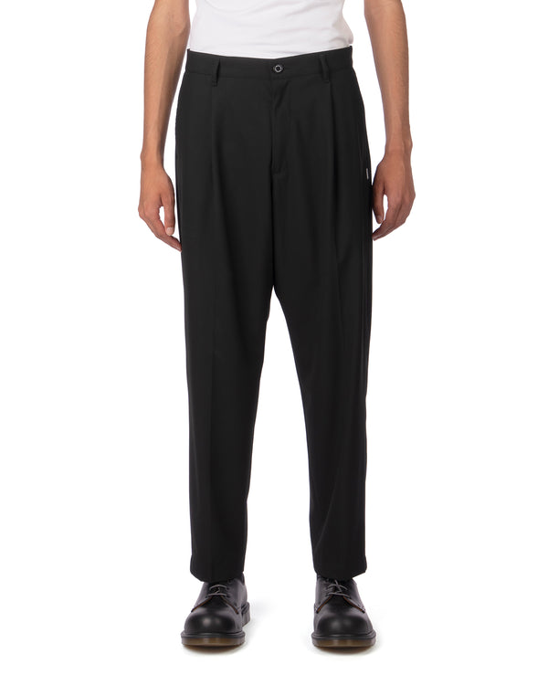 NEIGHBORHOOD | Woven Tuck Pants Black - Concrete