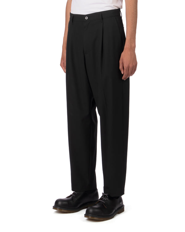 NEIGHBORHOOD | Woven Tuck Pants Black - Concrete