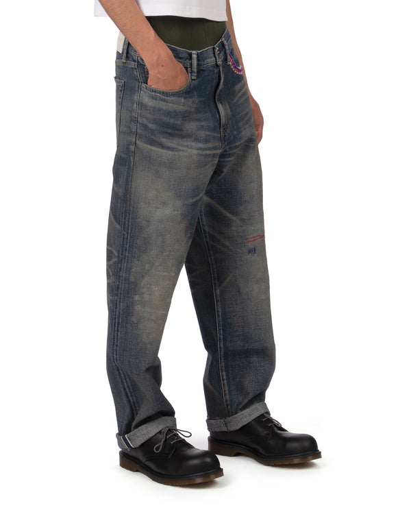 NEIGHBORHOOD | Savage Denim Basic Pants Indigo - Concrete